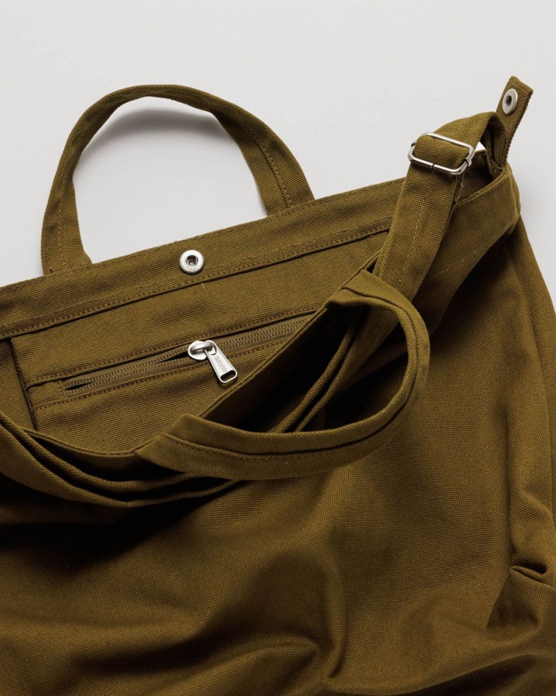 Bolso Tote Baggu Horizontal Duck Verde Oliva | 294603-HXV