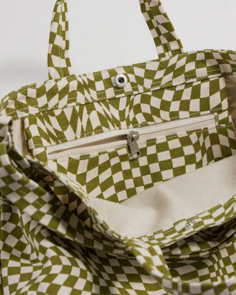 Bolso Tote Baggu Horizontal Duck Verde Oliva | 160597-PAW