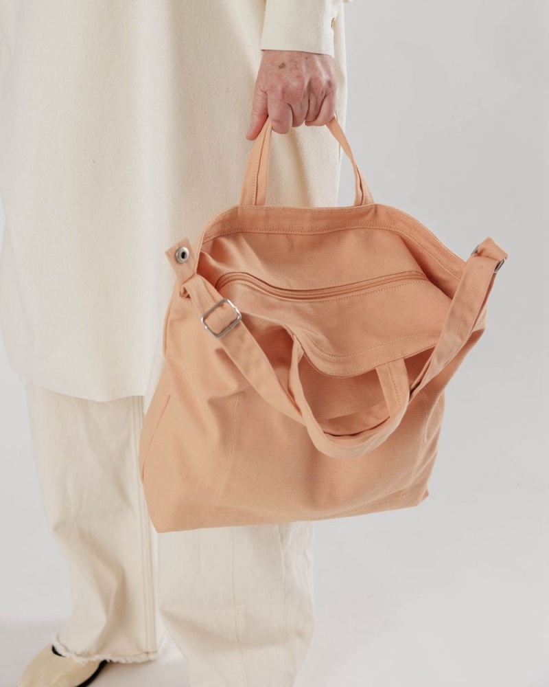 Bolso Tote Baggu Horizontal Zip Duck Beige | 820175-CQB
