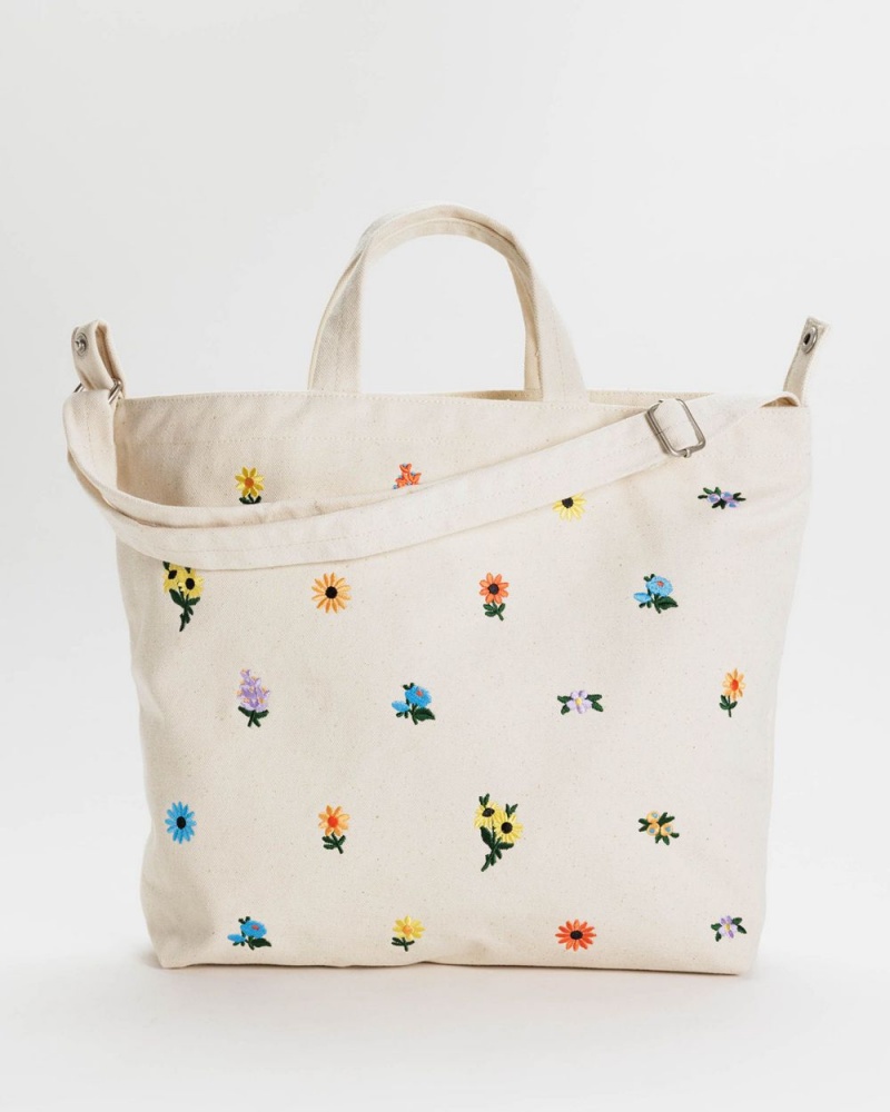 Bolso Tote Baggu Horizontal Zip Duck Blancos | 830712-FVM