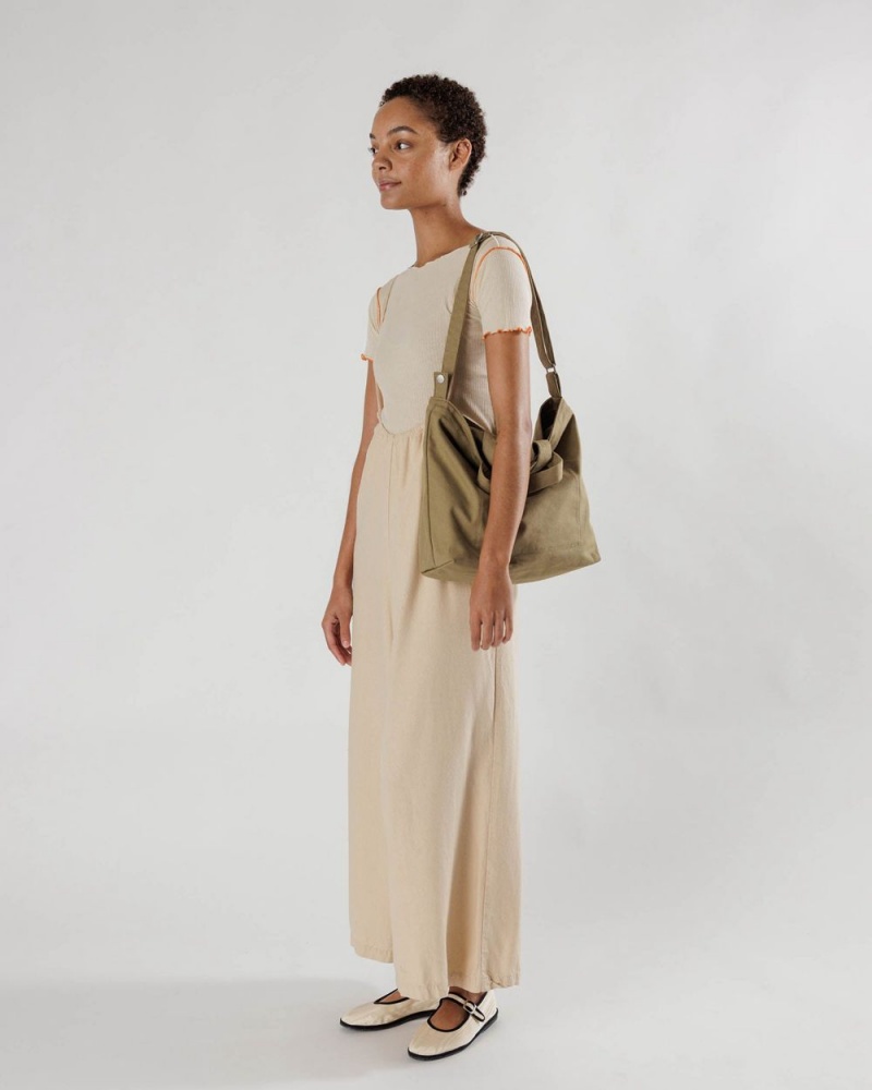 Bolso Tote Baggu Horizontal Zip Duck Kaki | 493157-LWH
