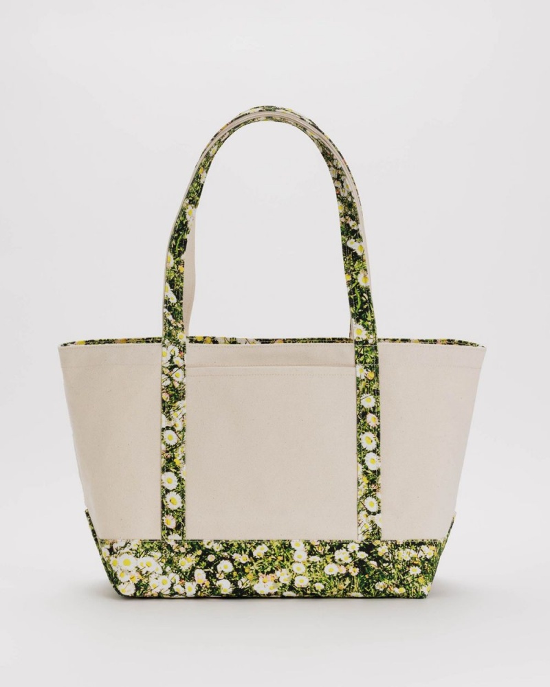 Bolso Tote Baggu Medium Heavyweight Lona Verdes | 951470-NKI