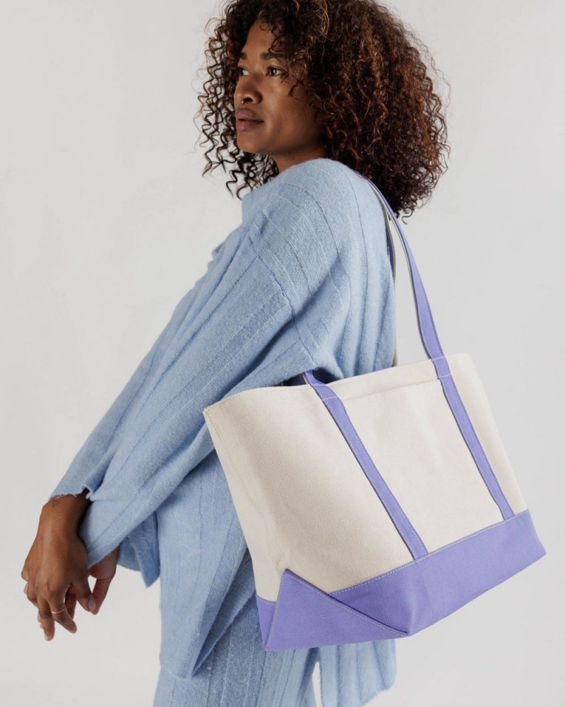 Bolso Tote Baggu Medium Heavyweight Lona Azules | 453782-REF