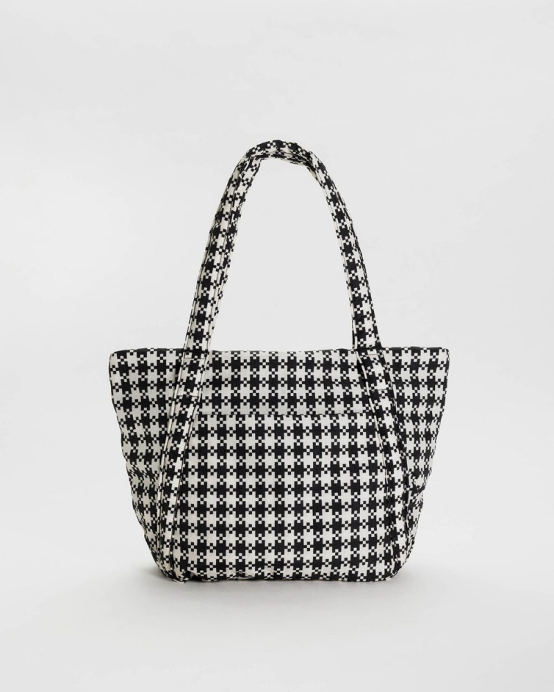Bolso Tote Baggu Mini Cloud Negros Blancos | 162835-BDL