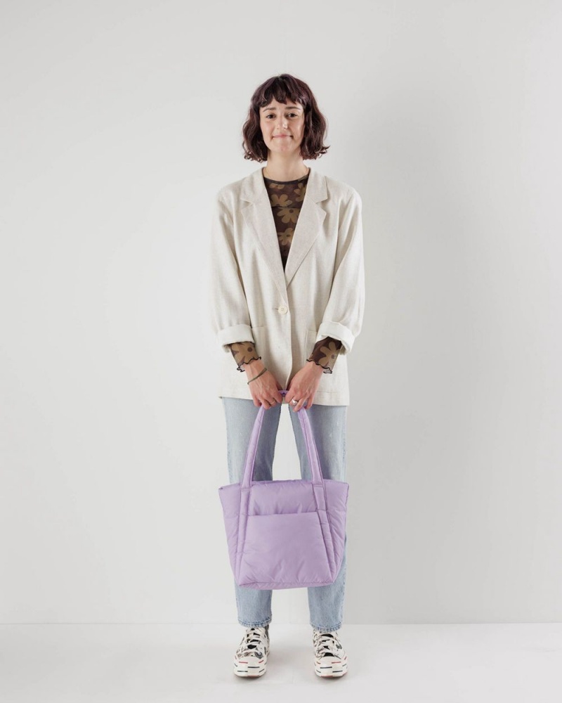 Bolso Tote Baggu Puffy Mini Morados | 279603-JYO