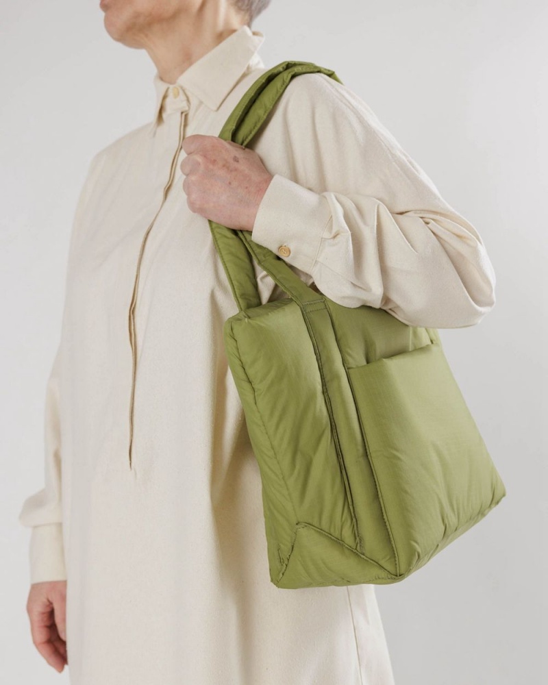 Bolso Tote Baggu Puffy Mini Verde Oliva | 690412-JOI