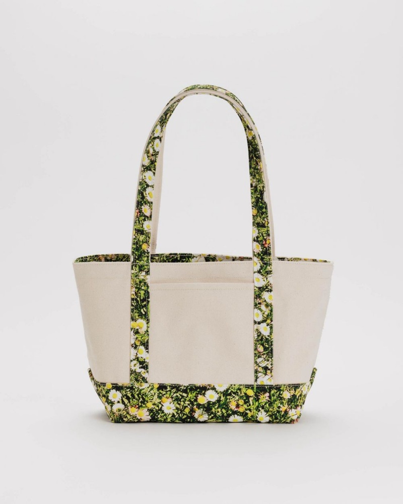 Bolso Tote Baggu Small Heavyweight Lona Verdes | 475908-IJV
