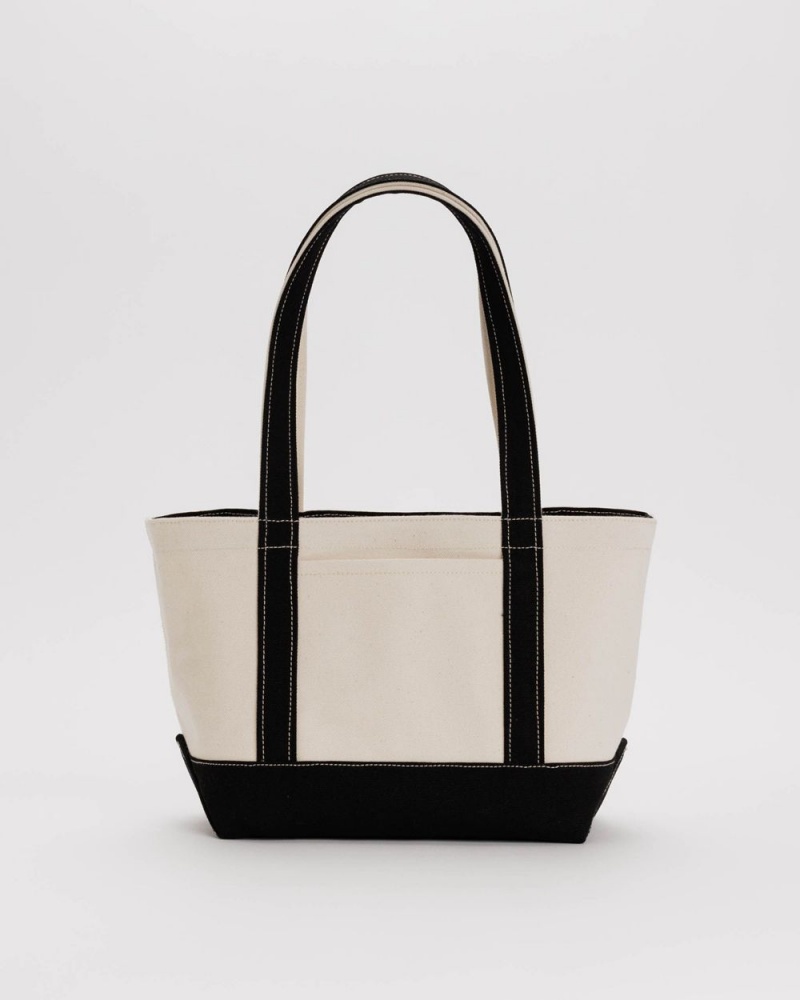 Bolso Tote Baggu Small Heavyweight Lona Negros | 183570-RTK