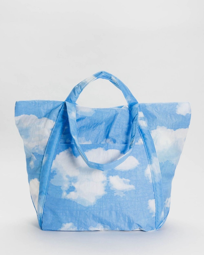 Bolso Tote Baggu Travel Cloud Azules Blancos | 769513-YKB