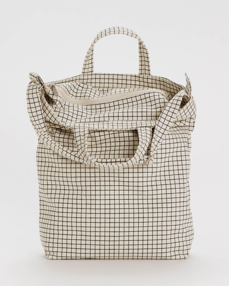 Bolso Tote Baggu Zip Duck Beige | 586047-JSX