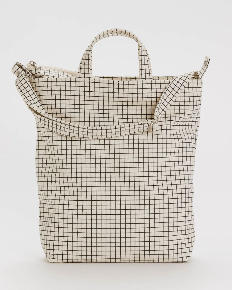 Bolso Tote Baggu Zip Duck Beige | 586047-JSX
