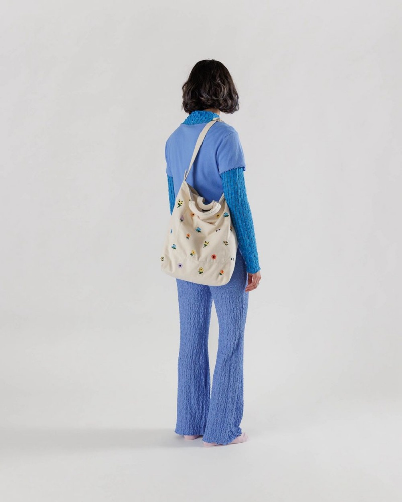 Bolso Tote Baggu Zip Duck Blancos | 230518-EXC