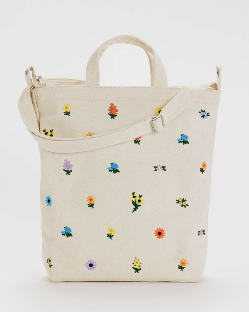 Bolso Tote Baggu Zip Duck Blancos | 230518-EXC