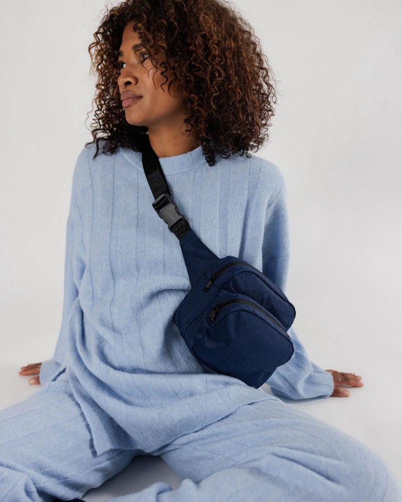 Bolsos Cruzados Baggu Fanny Pack Azul Marino | 024165-KHR