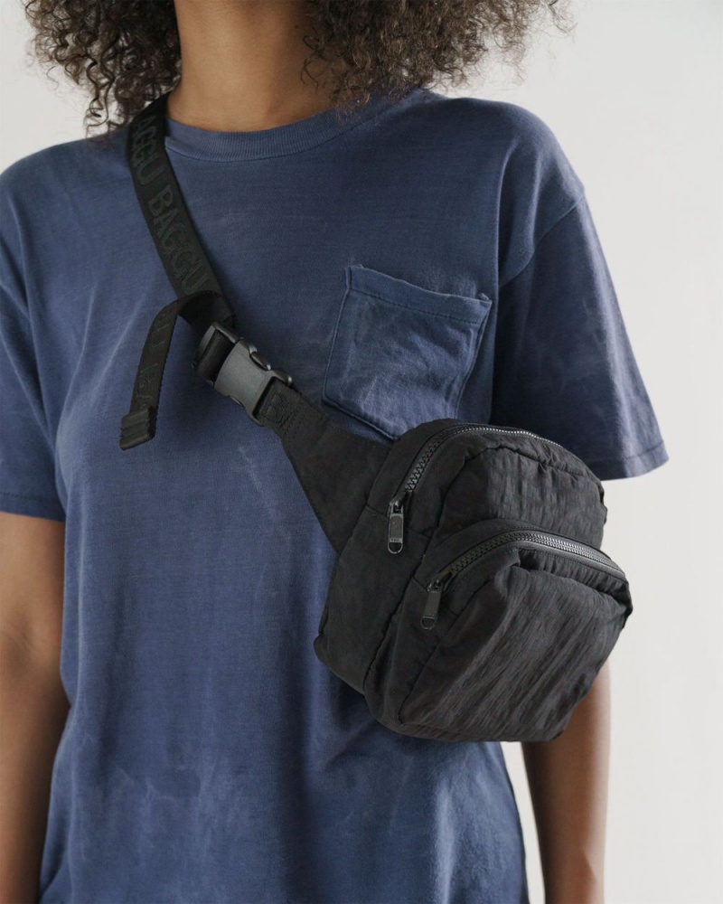 Bolsos Cruzados Baggu Fanny Pack Negros | 724890-HSN