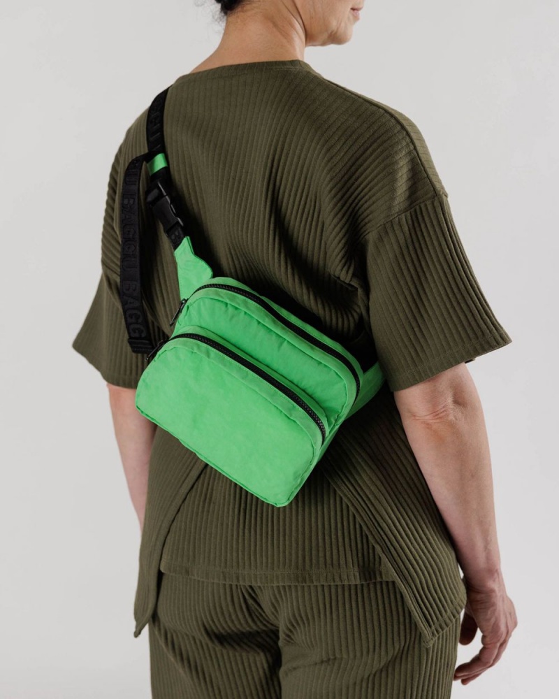 Bolsos Cruzados Baggu Fanny Pack Verdes | 730568-XHQ