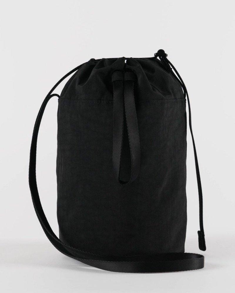 Bolsos Cruzados Baggu Medium Nylon Bucket Negros | 480269-ZNJ