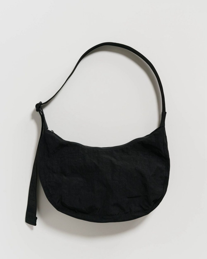 Bolsos Cruzados Baggu Medium Nylon Crescent Negros | 628539-XUD