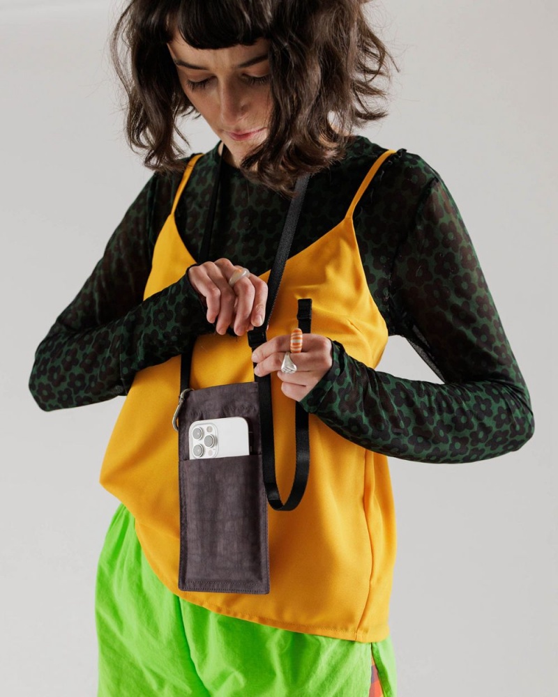 Bolsos Cruzados Baggu Phone Sling Marrom | 542309-HRY