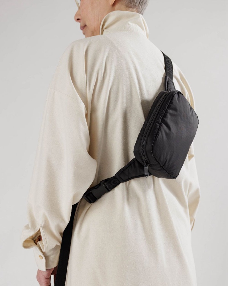 Bolsos Cruzados Baggu Puffy Fanny Pack Negros | 459812-NGV