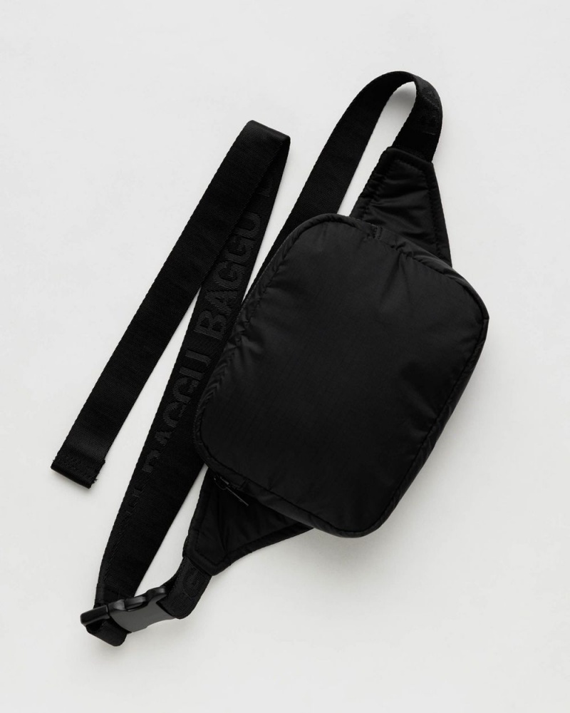 Bolsos Cruzados Baggu Puffy Fanny Pack Negros | 459812-NGV
