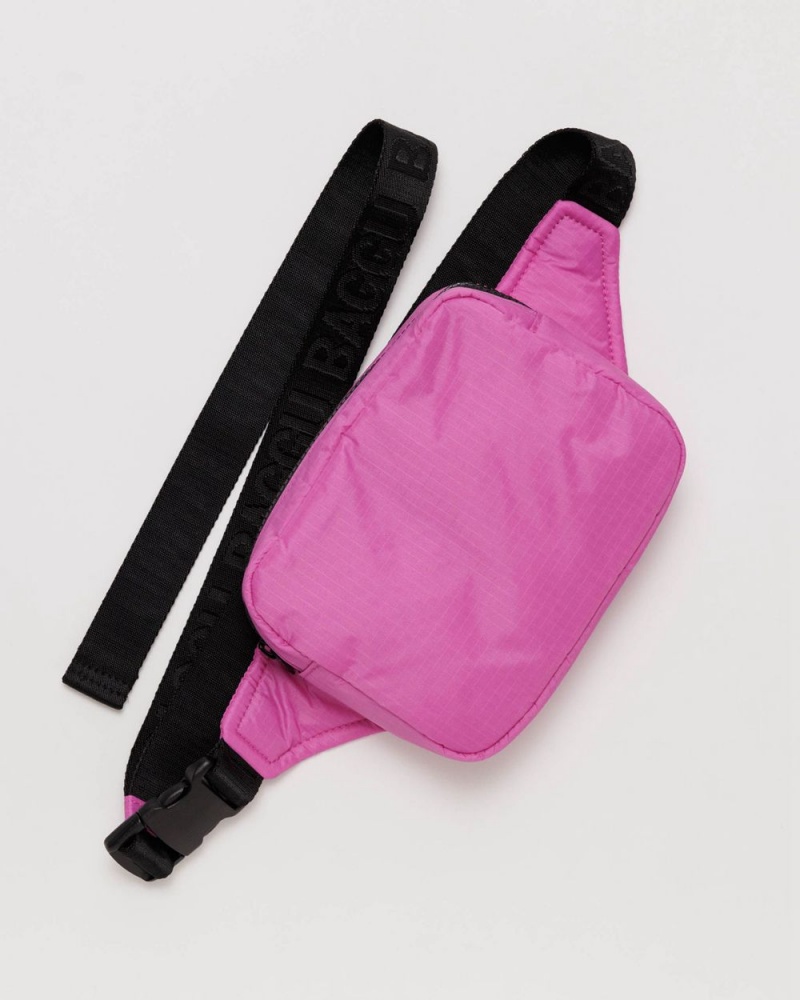 Bolsos Cruzados Baggu Puffy Fanny Pack Rosas | 029814-BSN