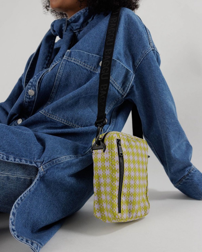 Bolsos Cruzados Baggu Sport Amarillos | 307124-LUI