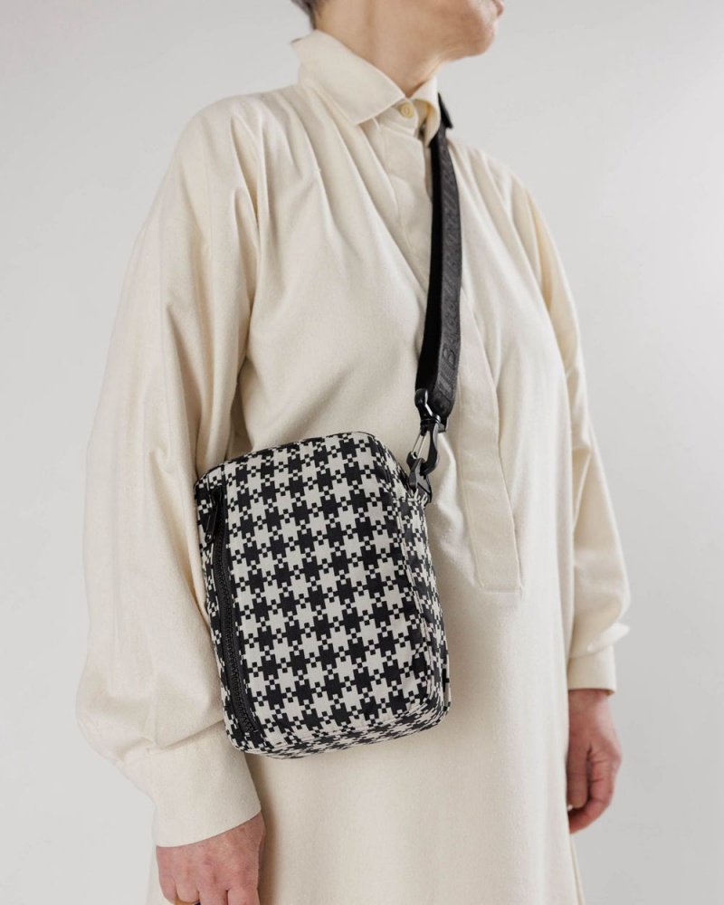 Bolsos Cruzados Baggu Sport Negros Blancos | 651749-XAM