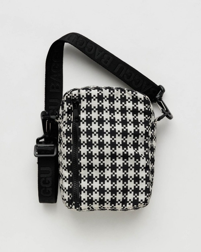 Bolsos Cruzados Baggu Sport Negros Blancos | 651749-XAM