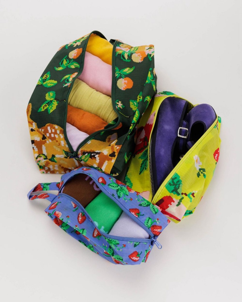 Bolsos De Viaje Baggu 3D Zip Set Multicolor | 803974-PXB
