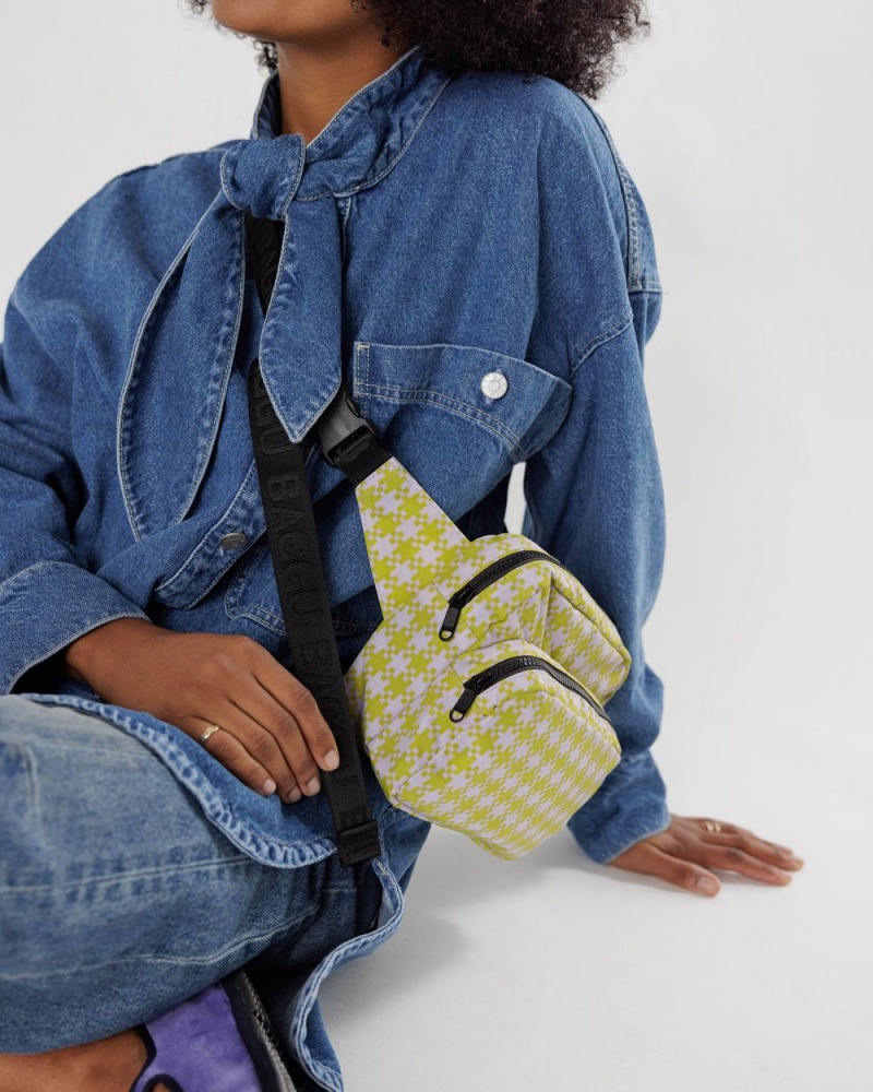 Bolsos De Viaje Baggu Fanny Pack Amarillos | 082697-BKL