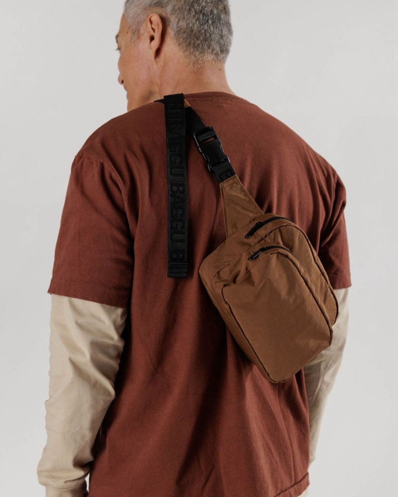 Bolsos De Viaje Baggu Fanny Pack Marrom | 541298-WXF