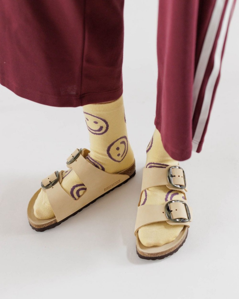 Calcetines Baggu Crew Amarillos | 706195-TVL